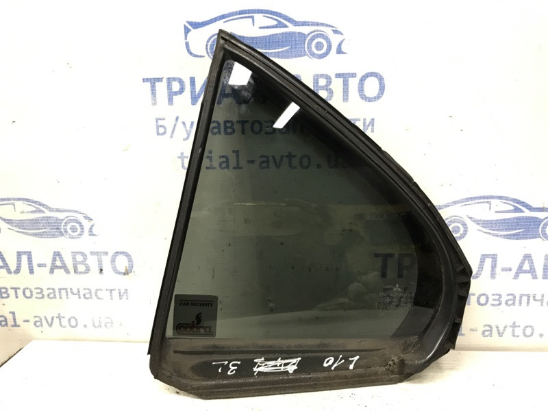 Стекло двери задней левой (форточка) Mitsubishi Lancer 10 1.8 БЕНЗИН 4B10 2007 (б/у) Київ - зображення 1