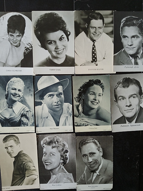 коллекционные открытки с фото советских и зарубежных киноартистов Днепр - изображение 9