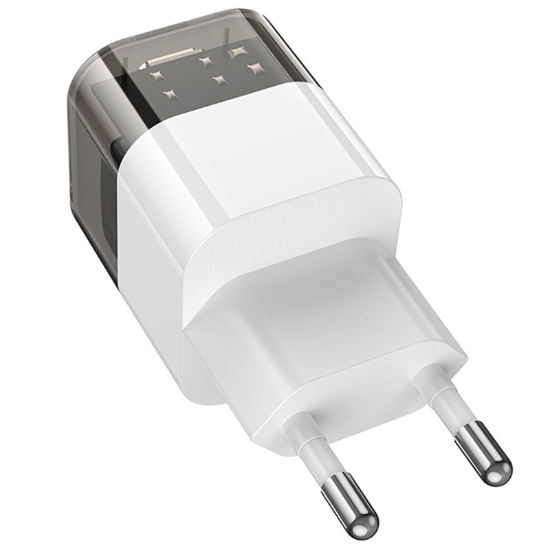СЗУ Hoco C125A Transparent PD20W (1USB-C) Херсон - зображення 4