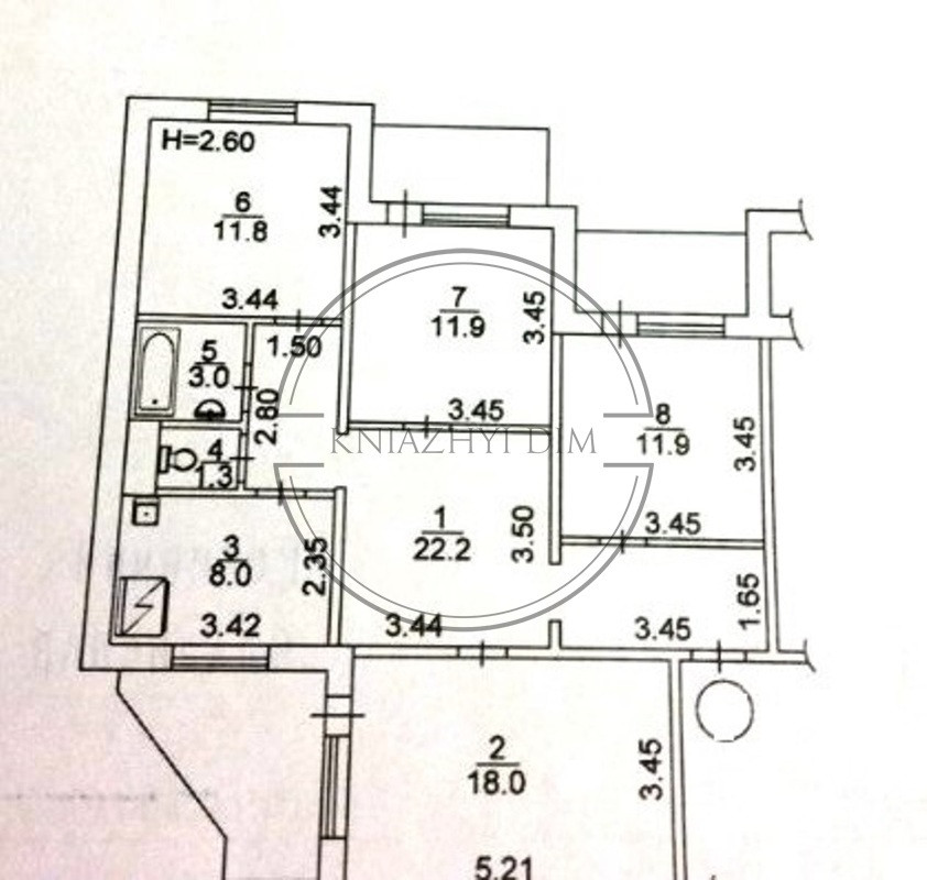 Продаж 4-х к. квартири на Харківському масиві. № 21144596 Київ - зображення 12