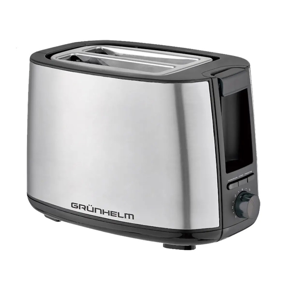 Тостер Grunhelm GTR019S 750 Вт серебристый Киев - изображение 1