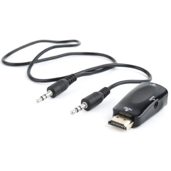 Кабель Cablexpert HDMI-VGA V 1.4 (M/F) чорний (A-HDMI-VGA-02) (Код товару:43310) Харків - зображення 3