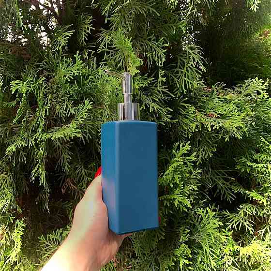 Дозатор для рідкого мила Однотон 11772 350 мл синій Київ