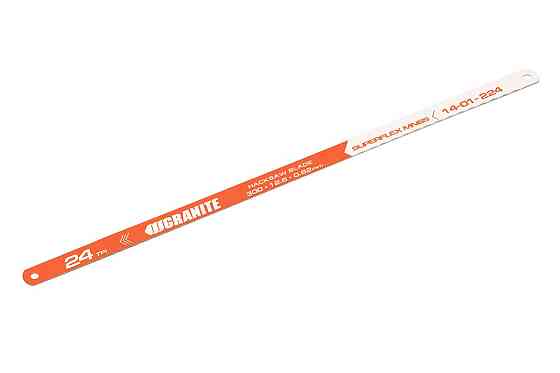Полотно для металла GRANITE SuperFlex одностороннее Mn65 300х12.5х0.62 мм/24х1" 6 шт 14-01-224 Харків