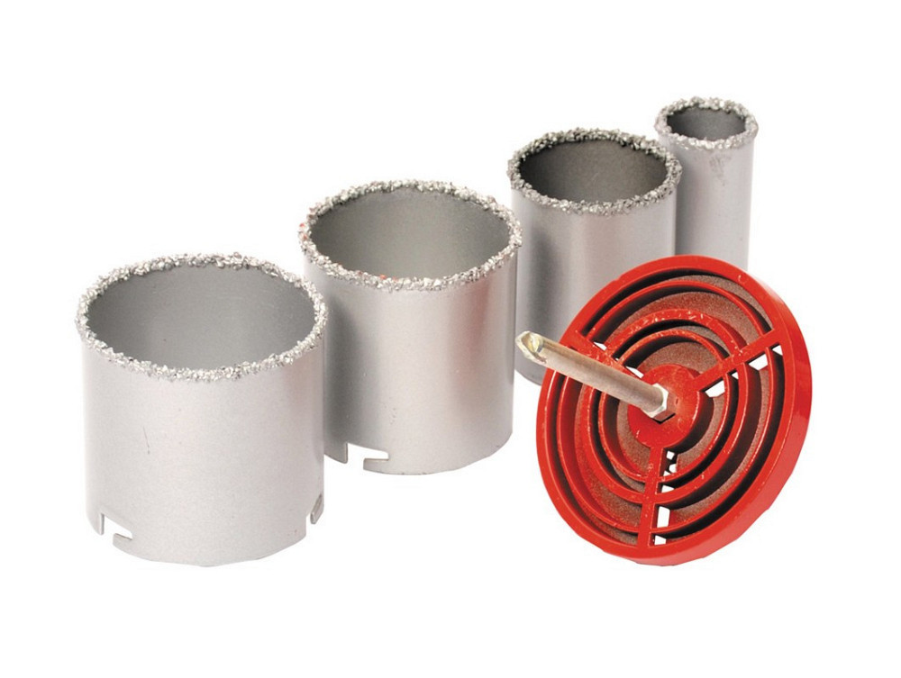 Набор корончатых сверл для плитки GRANITE 4 шт 33-73 мм вольфрамовое напыление 2-08-004 Харків - зображення 3