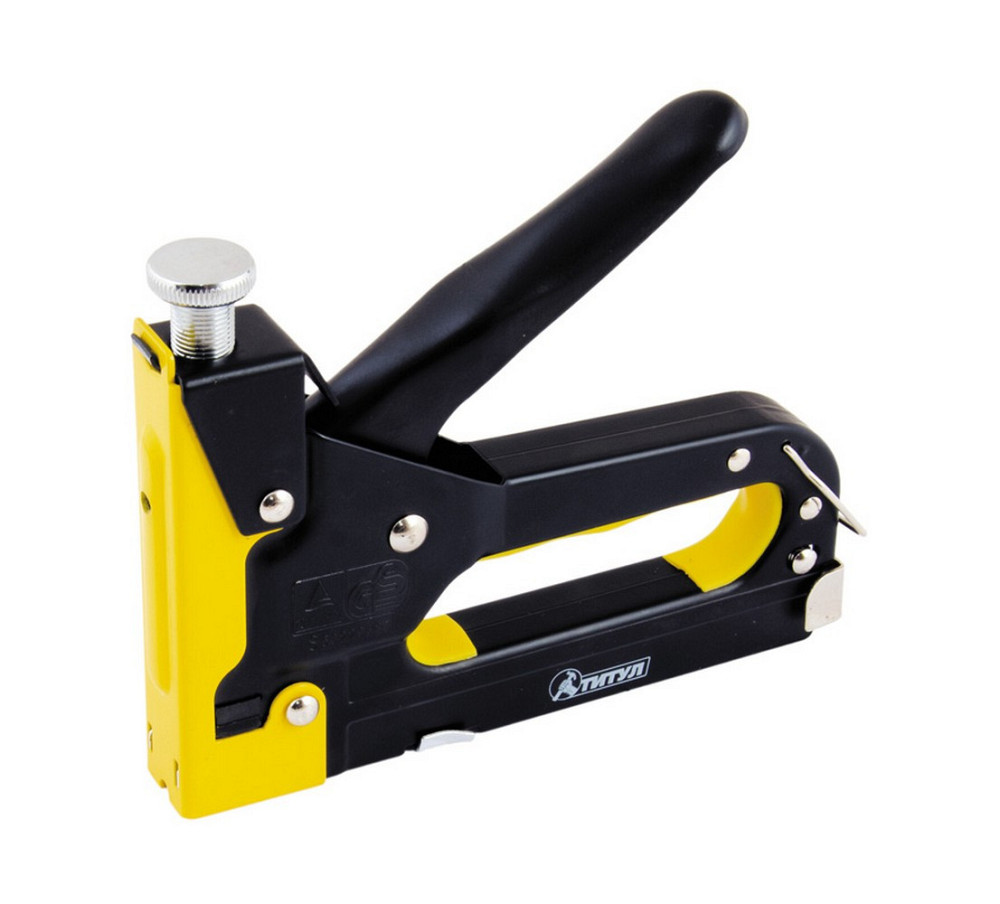 Степлер пружинный ТИТУЛ скоба R53 4-14 мм, плавная регулировка силы удара, корпус металл 41-0910 Харків - зображення 1