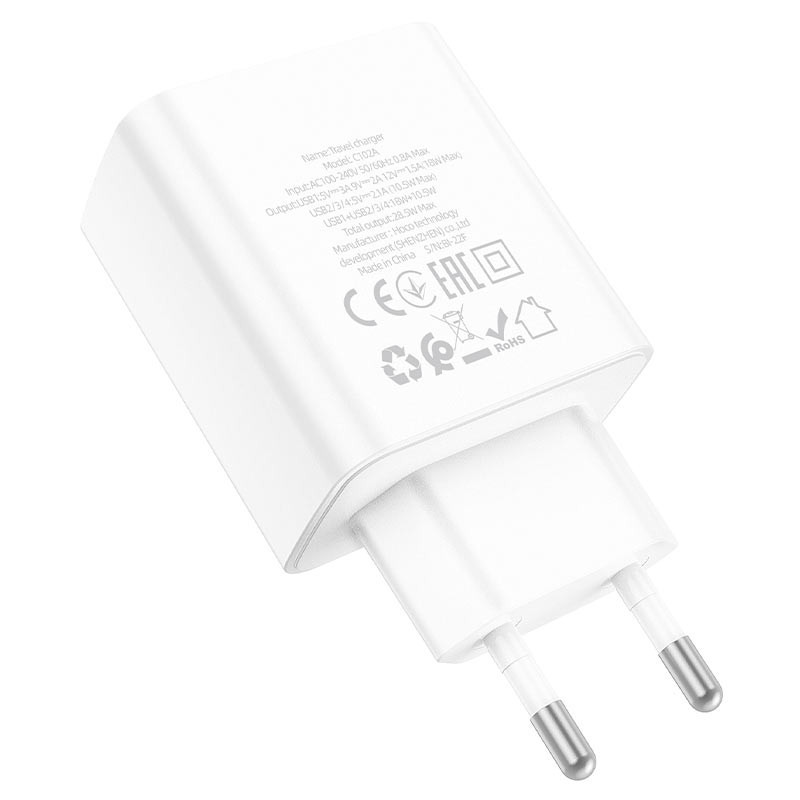 СЗУ Hoco C102A Fuerza QC3.0 (4USB-A) Херсон - зображення 3