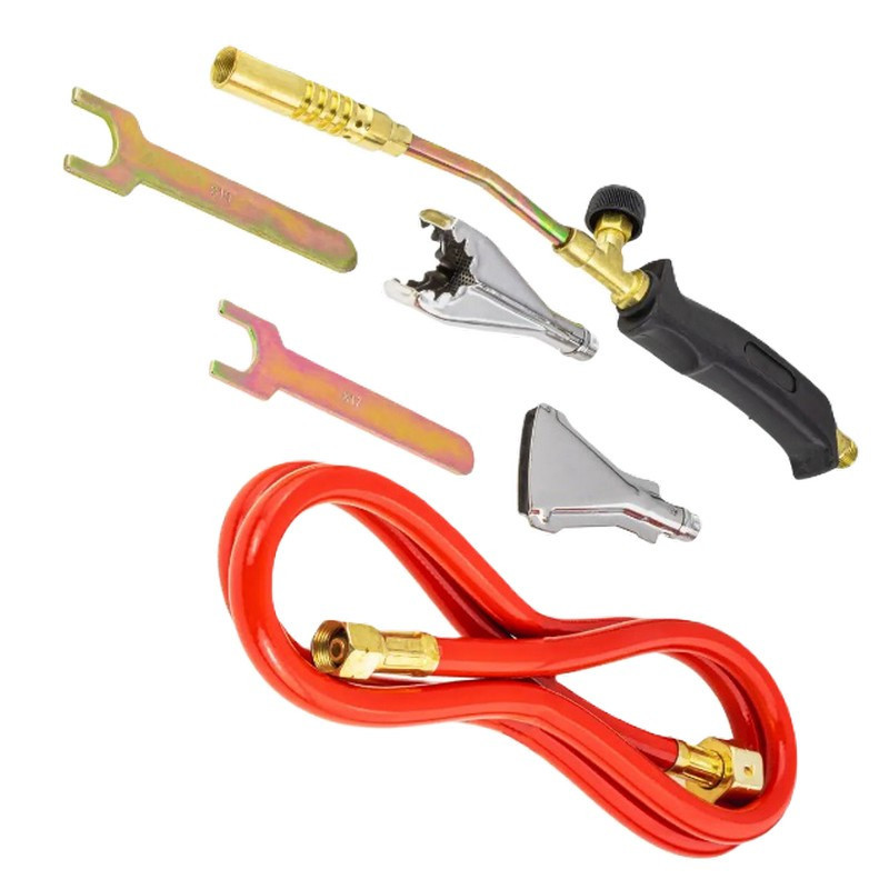 Горелка ручная газовоздушная MASTERTOOL с насадками Ø 17/22/40 мм 400 мм 157 г/час 2200 Вт 1300°C 44 Харьков - изображение 1