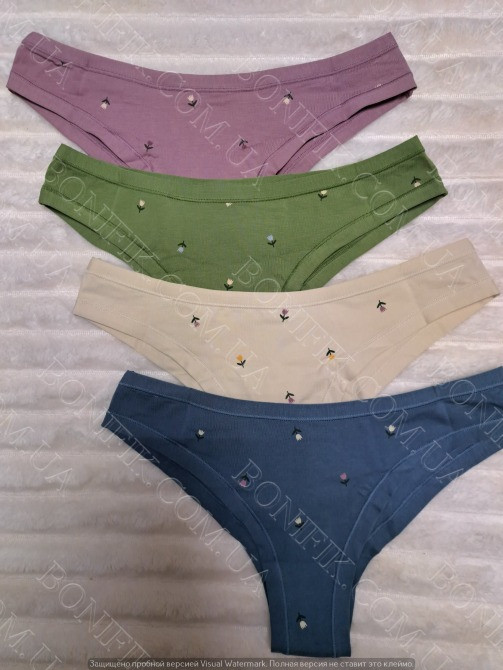 Цветные женские трусы-бразилианы ТМ "Obrana" (Anabel Arto) (арт. 200-20/4) Кривий Ріг - зображення 2