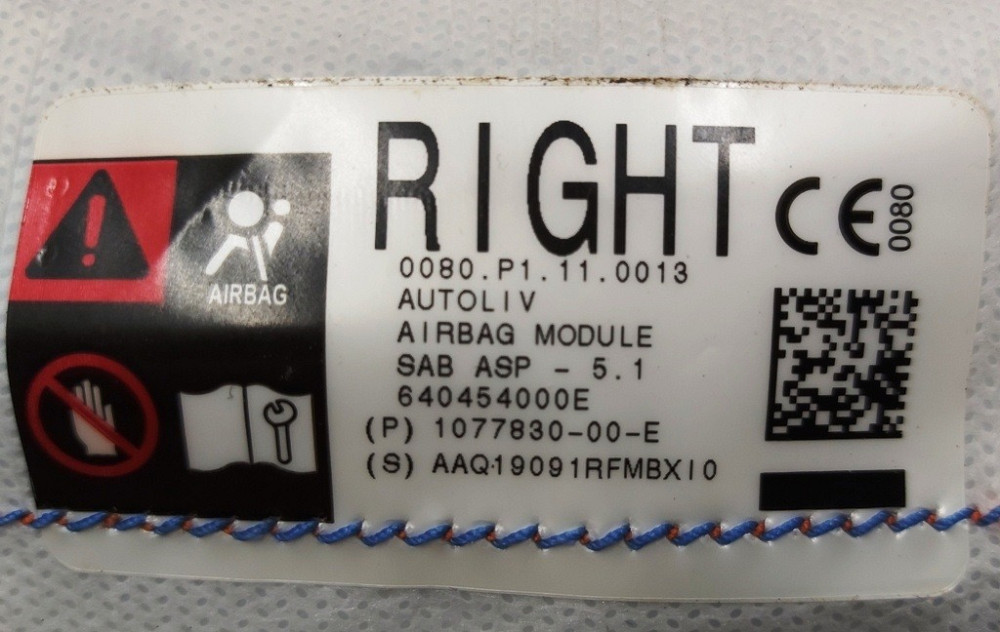 Подушка безопасности пассажирского сиденья Tesla model 7654324-01-C Київ - зображення 4