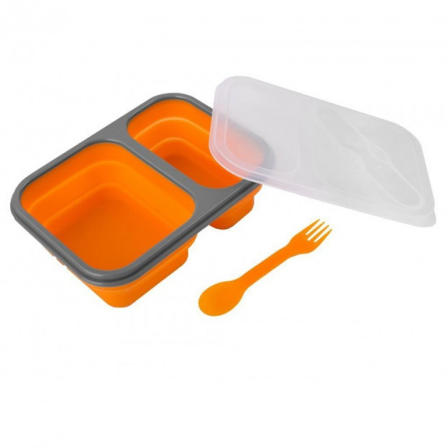Ланч бокс харчовий Frico FRU-384-Orange 24х17.5х7 см оранжевий Київ - зображення 1
