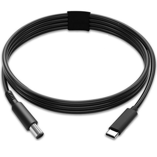 DM Кабель для ноутбука USB-C до DC 4.5 x 3.0 мм (HP), 65W, 1.5 м (PD) Харків - зображення 3