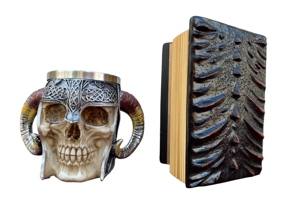Подарочный набор Кружка 3 Рогатый Череп и Блокнот 3 «Око Пламенного Дракона» Київ - зображення 4
