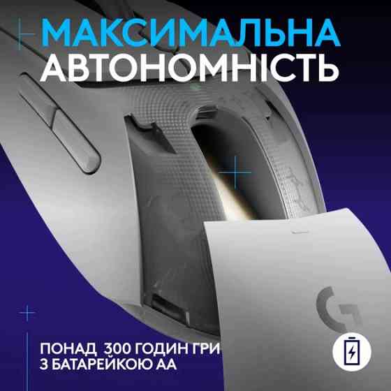 Мышь компьютерная безпроводная Logitech G309 LIGHTSPEED White L910-007207 белая Киев