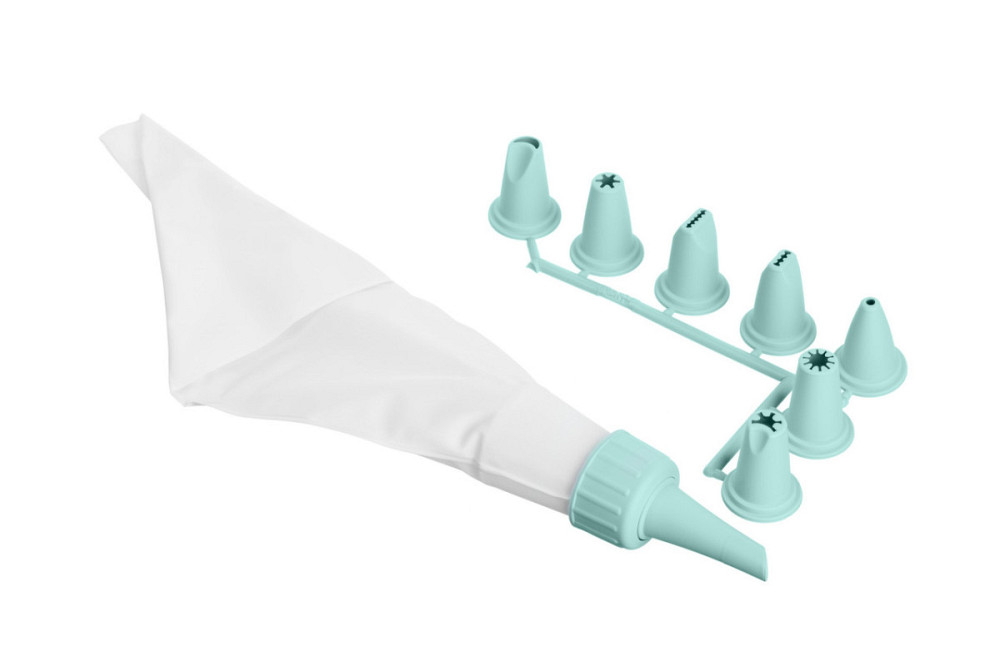 Мішок кондитерський з насадками Ardesto tasty baking AR-2307-TP блакитний Київ - зображення 1