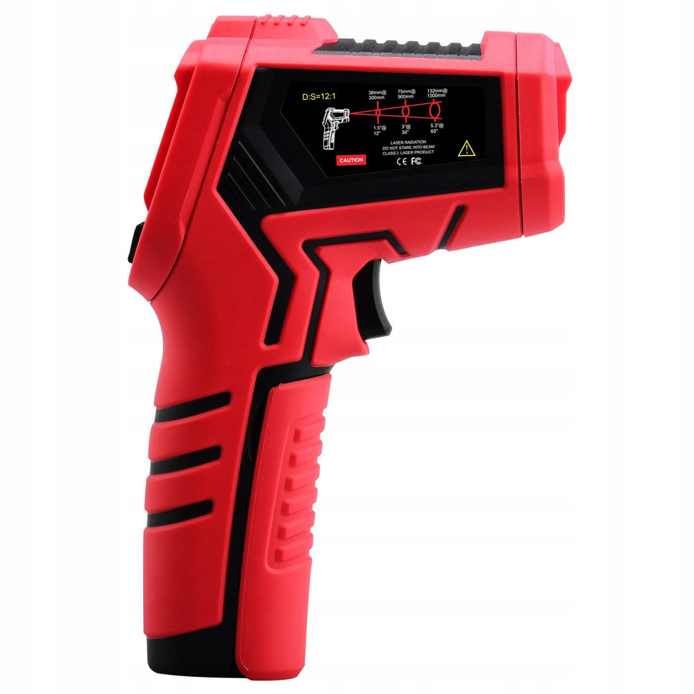 Цифровой инфракрасный термометр пирометр цв. дисплей, -50-600°C, 12:1, EMS=0,1-1 BENETECH GT313B Харьков - изображение 3