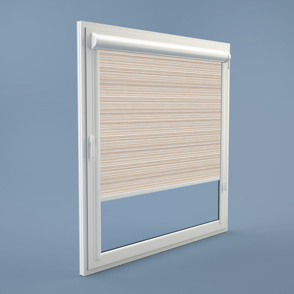 Рулонна штора Rolets Маракеш 2-16-1350 135x170 см закритого типу Бежева Киев - изображение 1