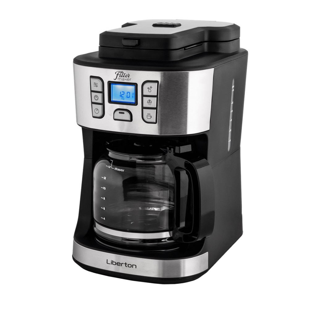 Кофеварка капельная Liberton LCM-2203 950 Вт черная Київ - зображення 2