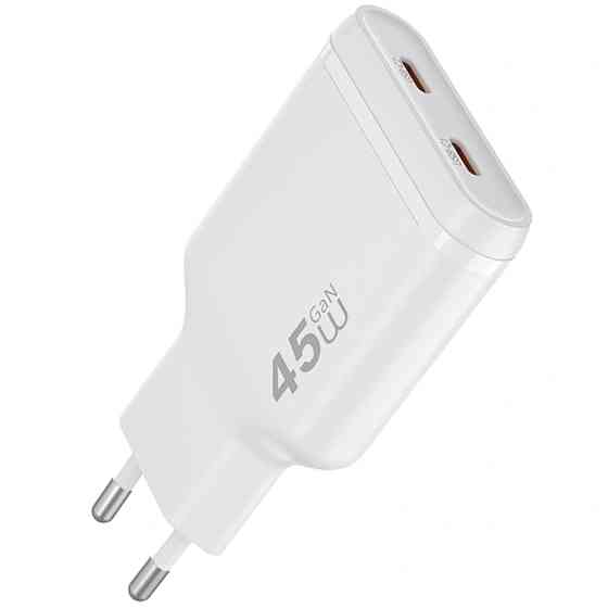 СЗУ WIWU G034 Essen PD45W GaN (2USB-C) Херсон