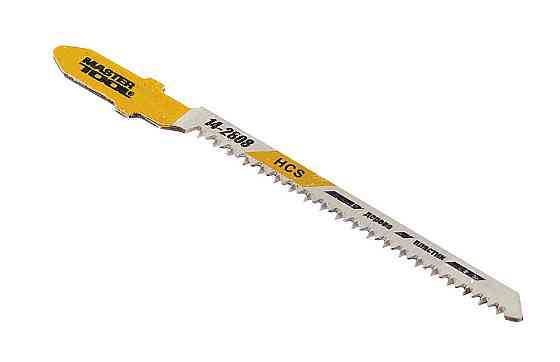 Полотно пильное для лобзика MASTERTOOL T101AO 5 шт дерево/пластик чистый фигурный рез 20TPI/77 мм 14 Харків