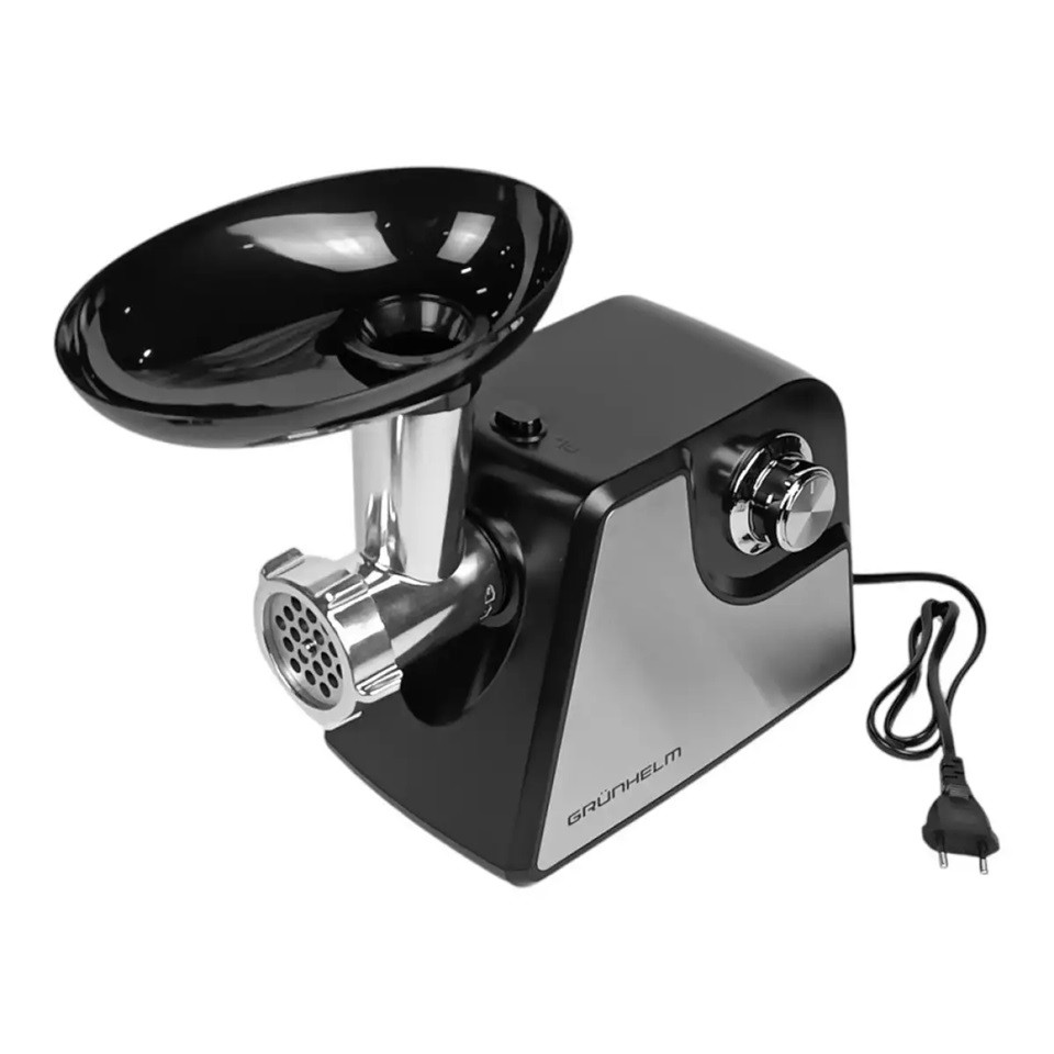 Мясорубка электрическая Grunhelm AMG180SSJ 1800 Вт черная Київ - зображення 3