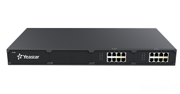 Yeastar S100, ip атс, 100 sip, модульне розширення: 16 FXO/FXS, 8 GSM, 2 E1/T1 Київ - зображення 1
