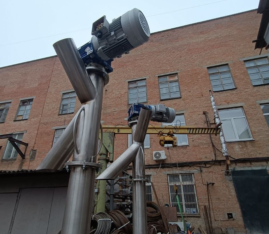 Вертикальные шнековые транспортеры из нержавеющей стали Полтава - изображение 3