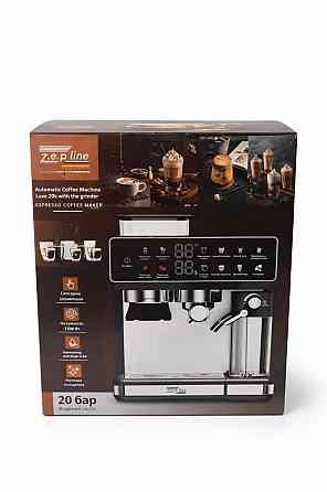 Кофемашина со встроенной кофемолкой Zepline ZP-6807 20 Бар 1500 Вт Київ
