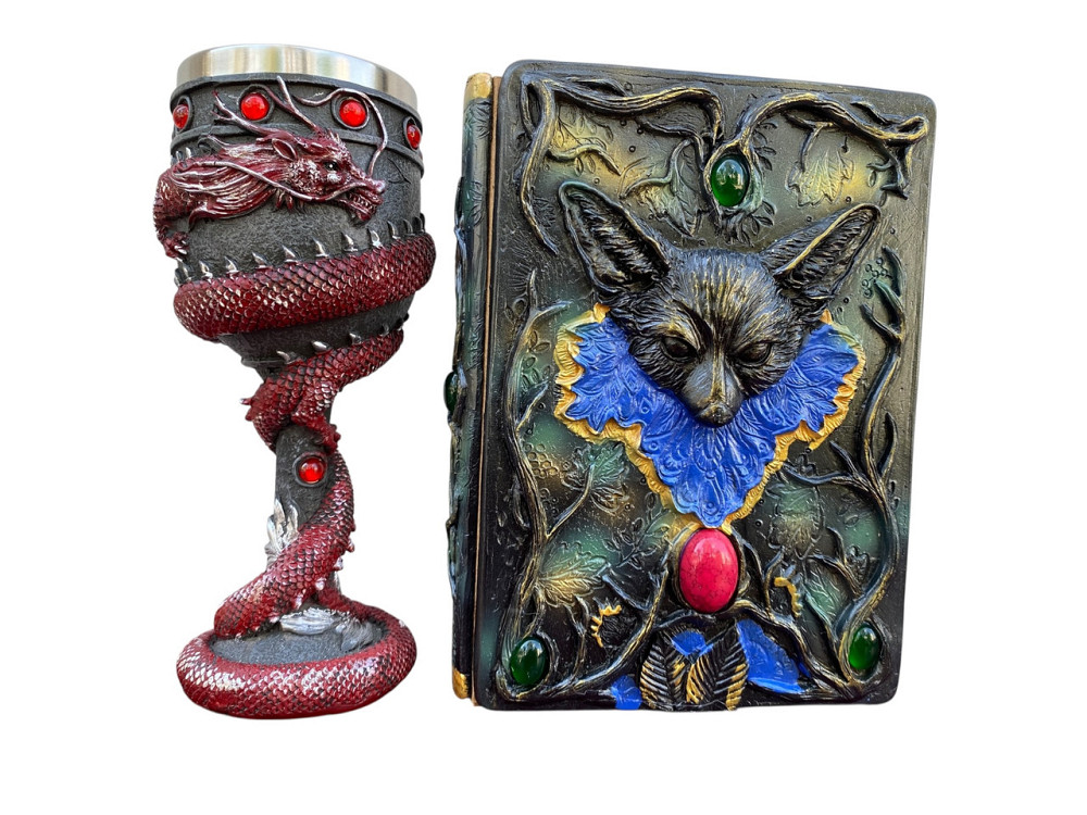 Подарочный набор Бокал 3 Танард и Блокнот 3 «Лесной Гримуар Лисы» Київ - зображення 3