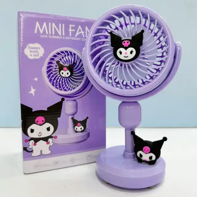 Вентилятор настольный Atlanfa 677-96 3 Вт фиолетовый Киев - изображение 2