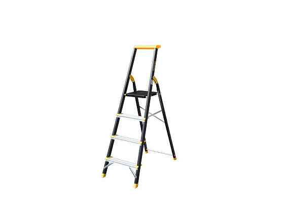 Лестница алюминий/сталь MASTERTOOL 4 ступени h=846 мм max 150 кг 79-1204 Харків