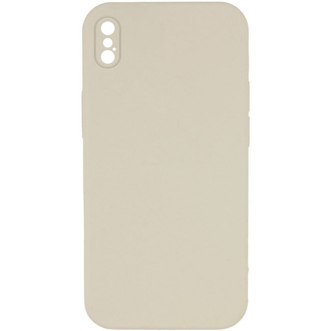 Silicone Case Square Full Camera Protective (AA) NOLOGO для Apple iPhone X / XS (5.8") Херсон - зображення 1