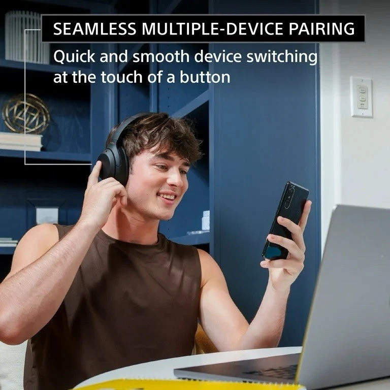 Sony WH-1000XM4 Silver — оригінальні бездротові Bluetooth навушники Киев - изображение 5