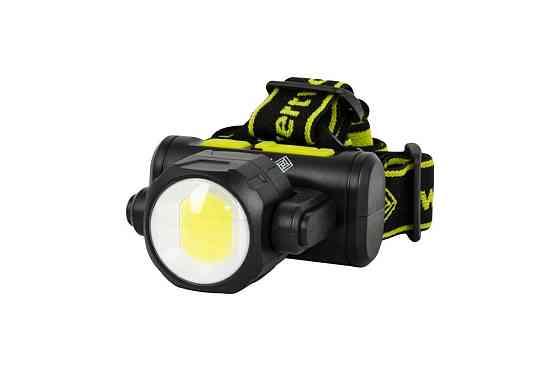 Фонарь налобный двухсторонний WERTVOLL 4 режима СREE LED/COB LED IP44 Li-ion 1200 mAh/t 8000 K/130 l Харків