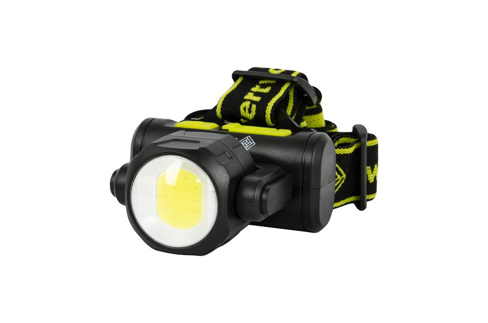 Фонарь налобный двухсторонний WERTVOLL 4 режима СREE LED/COB LED IP44 Li-ion 1200 mAh/t 8000 K/130 l Харків - зображення 1