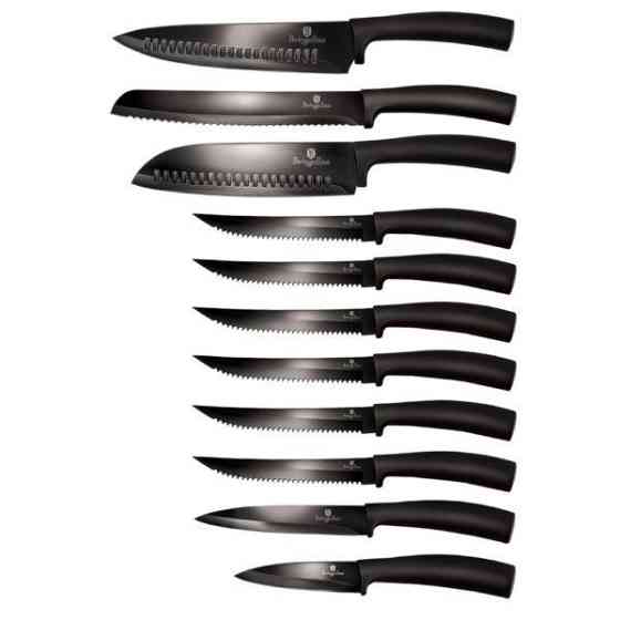 Набір ножів 11 предметів Black Silver Collection Berlinger Haus BH-2608 Київ
