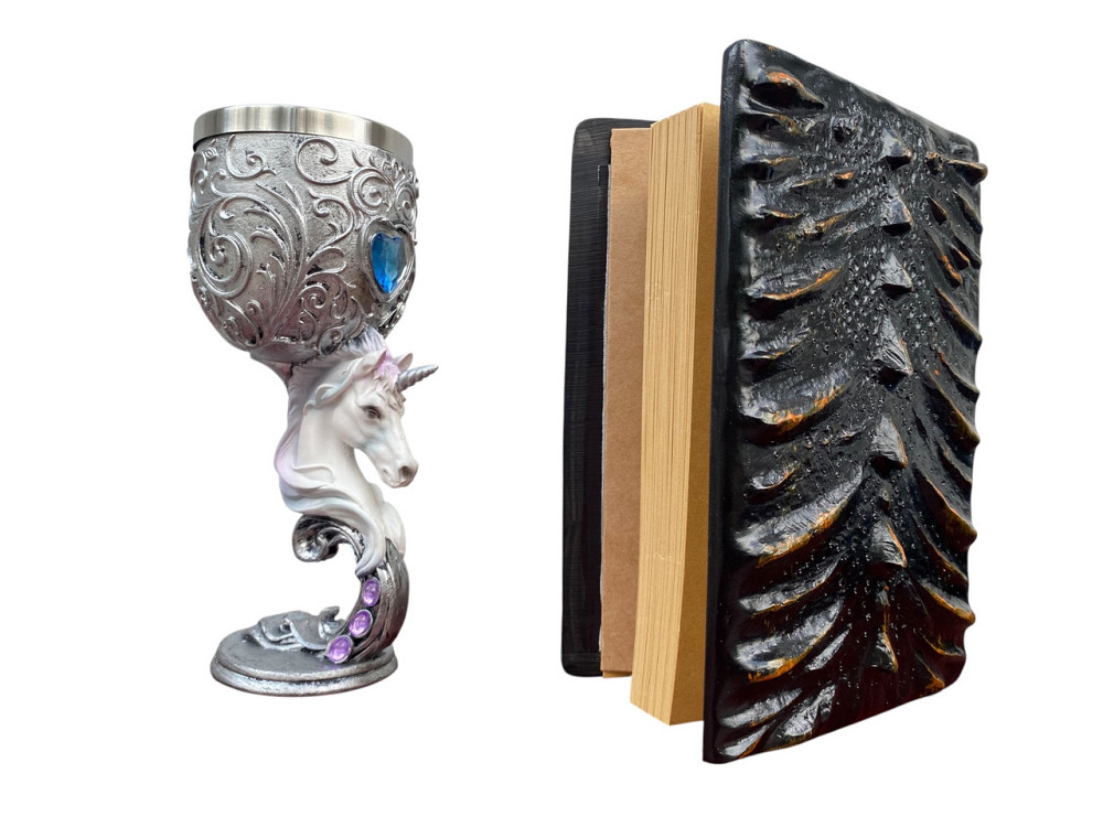 Подарочный набор Бокал 3 Единорог и Блокнот 3 «Жар Сердца Дракона» Київ - зображення 2
