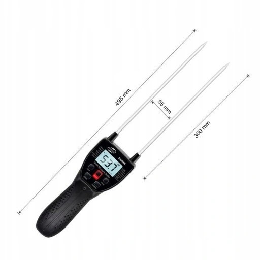 Портативный влагомер зерна, зонд 30см (7,5~55%) BENETECH GM650A Харків - зображення 11