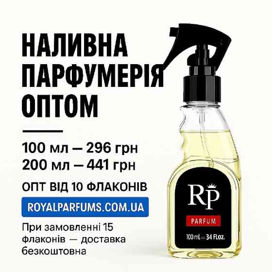 Духи наливні оптом Royal Parfums Київ