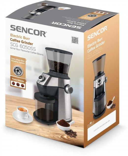 Кофемолка SenСor SСG-6050SS 150 Вт Київ - зображення 5