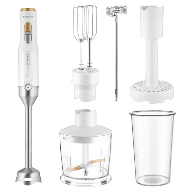 Блендер погружной Sencor SHB6441WH 1200 Вт белый Киев - изображение 3