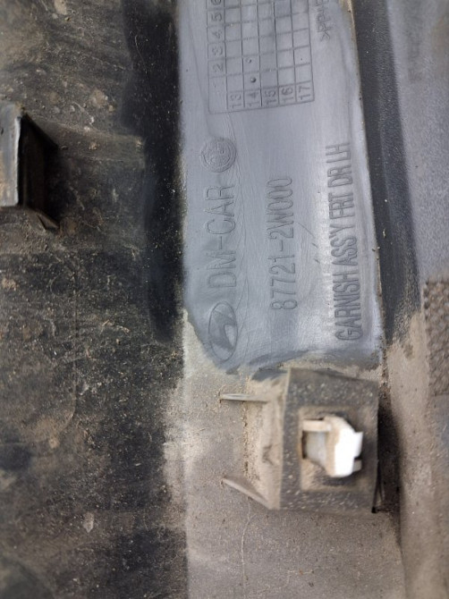 Накладка двери Hyundai Santa fe DM 2.2 DIESEL D4HB 2012 перед. лев. (б/у) Киев - изображение 7