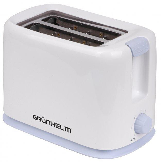 Тостер Grunhelm GWD012 800 Вт белый Київ - зображення 1