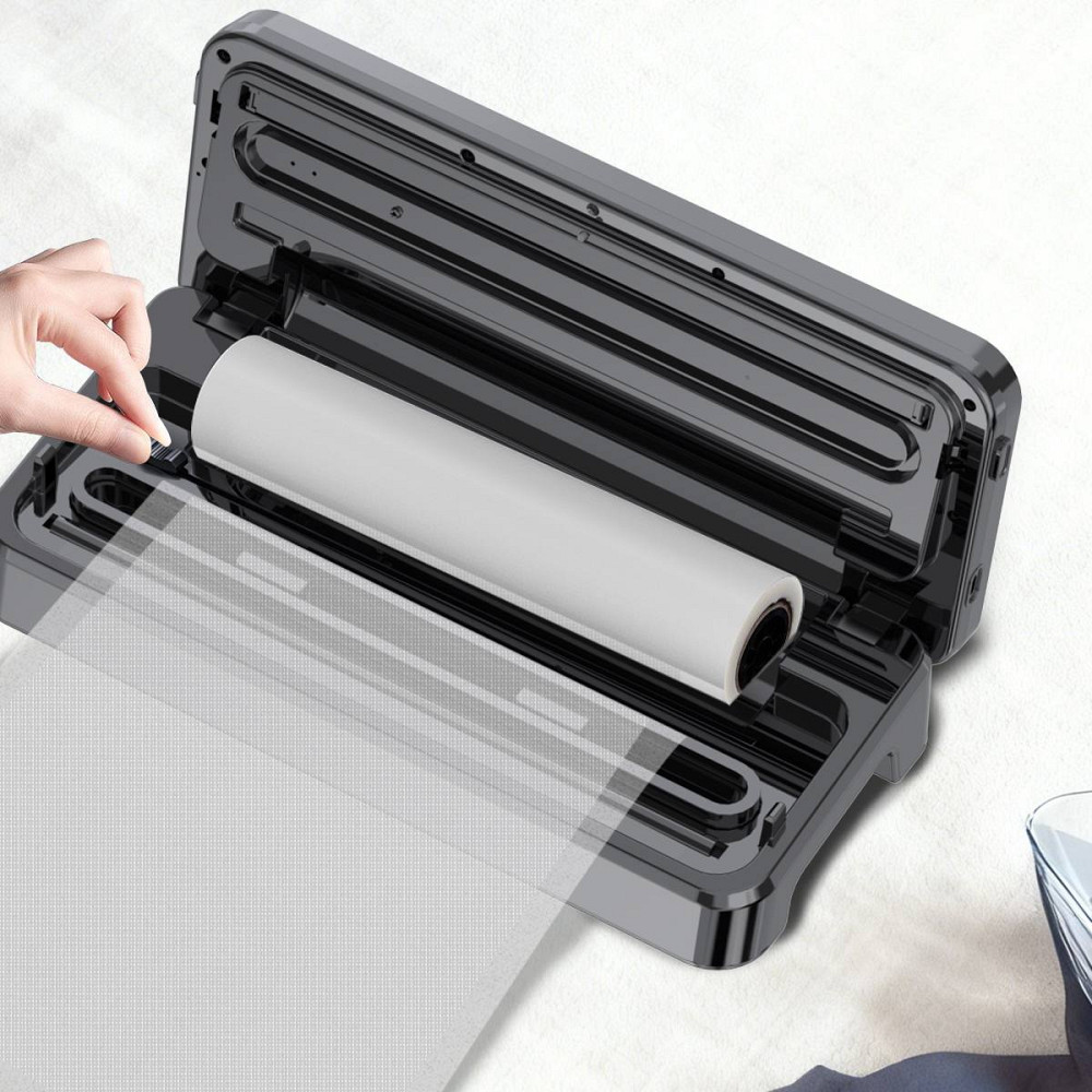 Вакууматор с 20 вакуумными пакетами и рулоном Zepline ZP-00360 200 Вт серебристый Київ - зображення 3