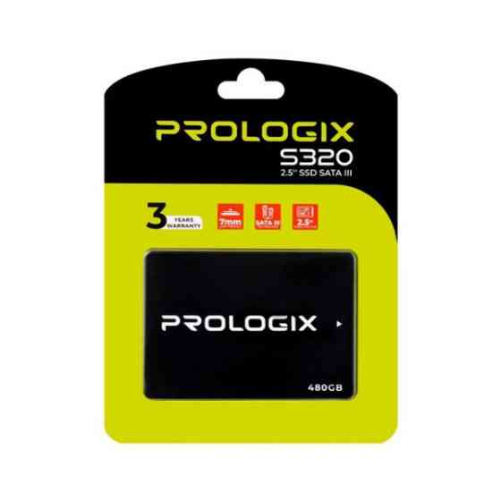 Накопичувач SSD 480GB Prologix S320 2.5" SATAIII 3D TLC (PRO480GS320) (Код товару:43395) Харьков
