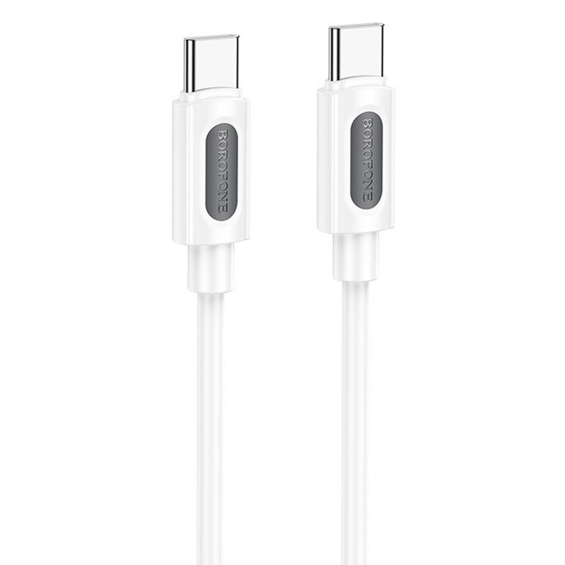 Дата кабель Borofone BX114 Structure Type-C to Type-C 60W (1m) Херсон - зображення 1
