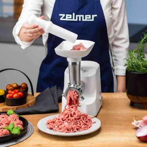 Мясорубка электрическая Zelmer ZMM1535B 1500 Вт белая Київ