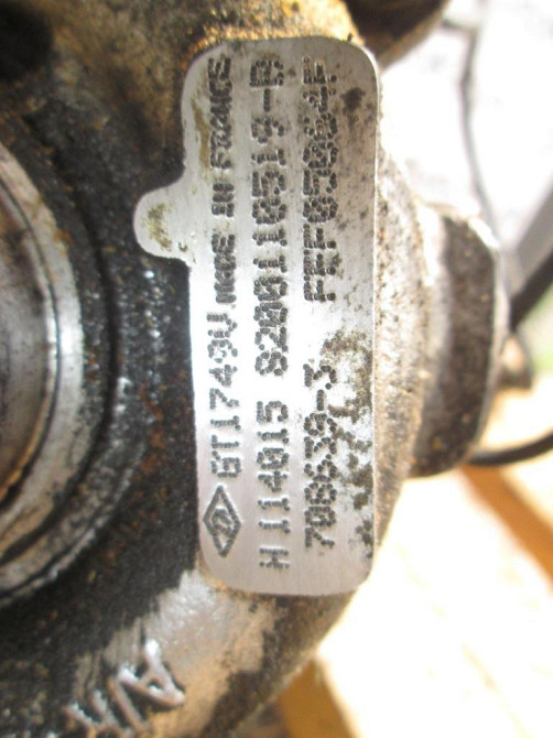 Турбина Renault Scenic II 1.9 dci 2005-2009 (8200110519-B) Ковель - изображение 2