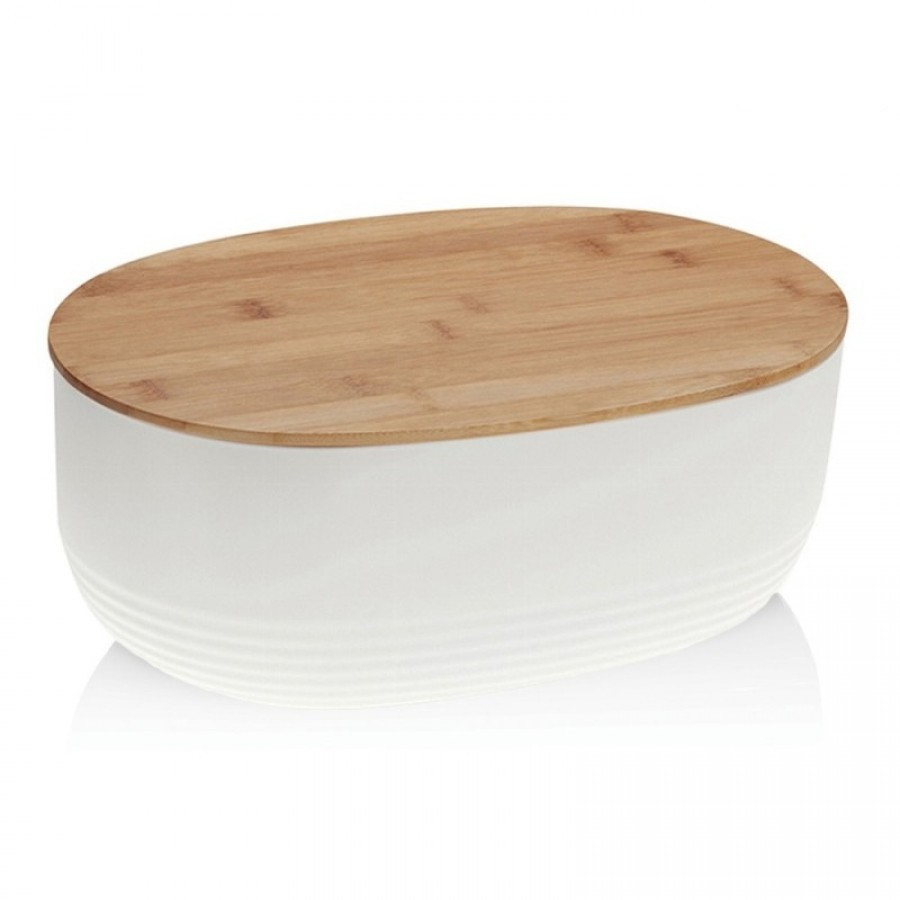 Хлібниця Kela Namur 12060 37,5х23х14 см біла Київ - зображення 1