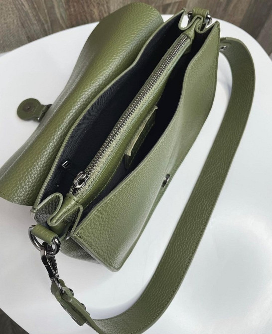 крос-боді сумка жіноча Genuine Leather Італія натуральна шкіра TS300 Киев - изображение 2